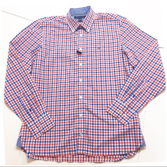 Tommy Hilfiger Custom Fit Plaid Shirt - Picture 2 of 8